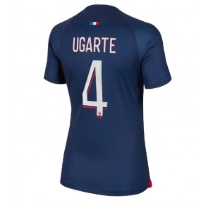 Maillot de foot Paris Saint-Germain Manuel Ugarte #4 Domicile Femmes 2023-24 Manches Courte
